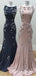 Sheath Jewel  Beautiful Pink Long Prom Dresses With Applique&Beaded, QB0783