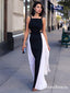 New Arrival A-line Square Neckline Chiffon Ruffles Long Prom Dresses, QB0695