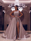 Gogerous One Shoulder Sleeveless Satin Long Cheap A-line Formal Evening Prom Dresses, QB0969