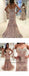 Strapless Sweetheart Neck Vintage Lace Mermaid Prom Dresses, QB0310