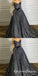 2019 Sparkly A-Line Sweetheart Long Black Sequined Prom Dresses, QB0519